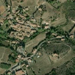 Vue satellite de Parking Cave coopérative Villerouge-Termenès à Villerouge-Termenès