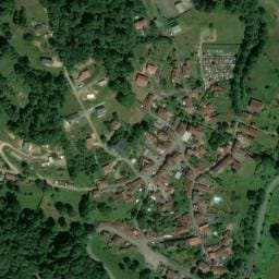 Vue satellite de Aire de bivouac de Sengouagnet à Aspet