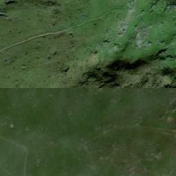 Vue satellite de Cabane de feas à Sainte-Engrâce