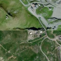 Vue satellite de Aire de camping-car 1 de La Pierre Saint-Martin à Arette