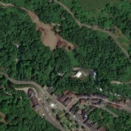 Vue satellite de Parking du Jardin Darralde à Béost