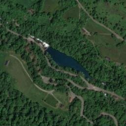 Vue satellite de Camping Iscoo à Louvie-Soubiron