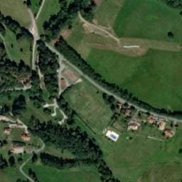 Vue satellite de Camping Municipal de Cos à Vernajoul
