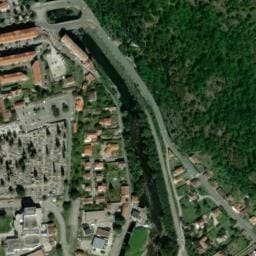 Vue satellite de Aire de camping-car à Arabaux à Arabaux