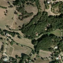 Vue satellite de Camping U Stazzu à Rogliano
