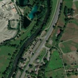 Vue satellite de Aire de Fronsac à Saléchan