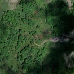 Vue satellite de Refuge de l'Abérouat à Lées-Athas