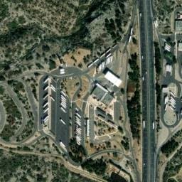 Vue satellite de AIRE PARK - AIRE DE SERVICES POUR CAMPING-CARS - LA PALME EST à Caves