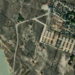 Vue satellite de Aire des Coussoules à La Palme