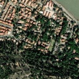Vue satellite de La Sirène à La Palme