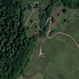 Vue satellite de Aire de camping-cars de Lhers à Accous