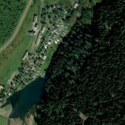 Vue satellite de Aire de camping-car à Campan (2) à Campan