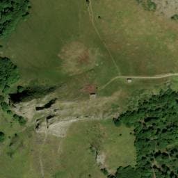 Vue satellite de Cabane de l'Escalette à Boutx