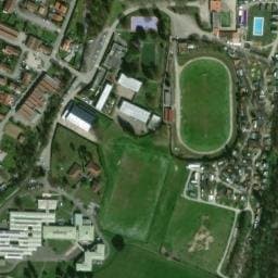 Vue satellite de Camping de Lavelanet "Le Pré Cathare" à Lavelanet