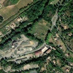 Vue satellite de Petit Paradis à Campagne-sur-Aude