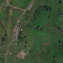 Vue satellite de Aire Naturelle de Camping à Accous