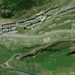 Vue satellite de PARKING VOITURES P2 à Campan