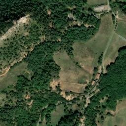 Vue satellite de CAMPING A LA FERME LAVALDIEU à Rennes-le-Château