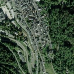 Vue satellite de Aire de camping-car Cauterets Charles Thierry à Cauterets