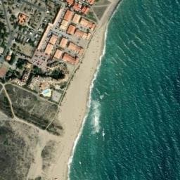 Vue satellite de GCU Port-Leucate à Fitou
