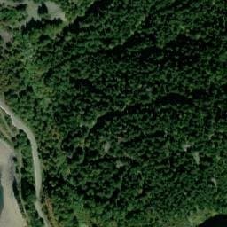 Vue satellite de Aire de camping-cars d'Artouste à Laruns