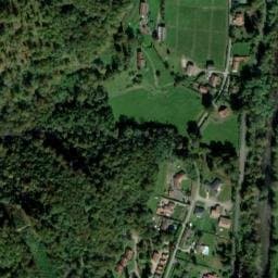 Vue satellite de Camping au Songe du Valier à Oust