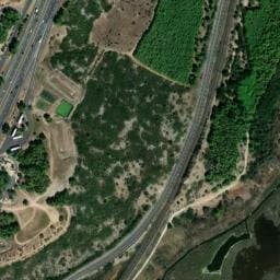 Vue satellite de Aire de Fitou à Fitou