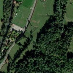 Vue satellite de Camping de la Côte d'Oust à Oust