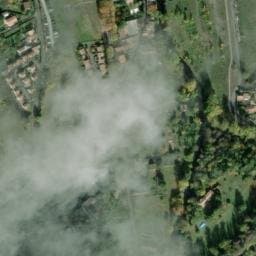 Vue satellite de Aire de camping-car à Ginoles à Ginoles