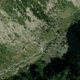 Vue satellite de Toue de Larribet à Arrens-Marsous