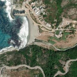 Vue satellite de Marinella à Canari
