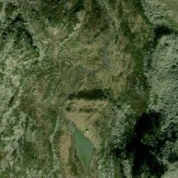 Vue satellite de Cabane du Lac de Lagües à Sazos