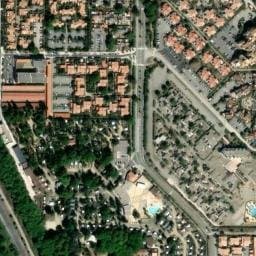 Vue satellite de Camping Rives des Corbières à Fitou