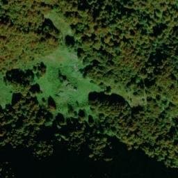 Vue satellite de Cabane de Luzurs à Bethmale