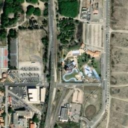 Vue satellite de Aure camping-car Rue Dali - Port Leucate à Fitou