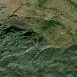 Vue satellite de Cabane de Peyreget à Urdos