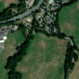 Vue satellite de Camping le Rioumajou à Gouaux