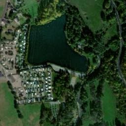 Vue satellite de Camping Municipal Le Hourgade à Vielle-Louron