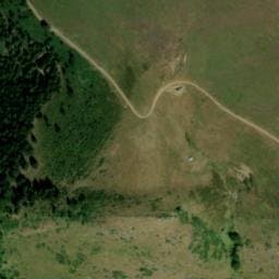 Vue satellite de Cabane de Courrau d'Antenac à Saccourvielle