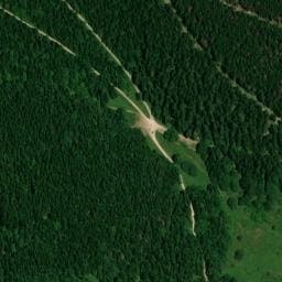 Vue satellite de Cabane forestière du col de Gargante à Comus