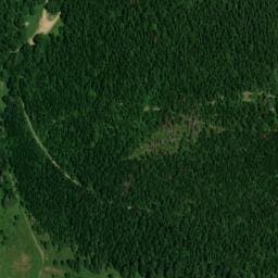 Vue satellite de Cabane forestière du col de Lanscise à Belcaire