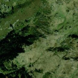 Vue satellite de Cabane du Taus à Bethmale