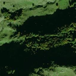 Vue satellite de Source forêt de Subera à Seix