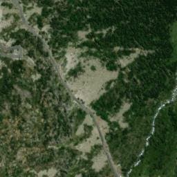 Vue satellite de Abri du Lac de Cap de Long à Aragnouet