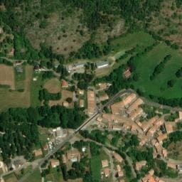 Vue satellite de Les Chalets du Lac à Camurac