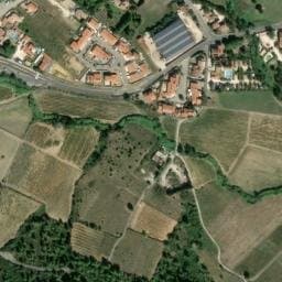 Vue satellite de Camping de Tautavel à Estagel