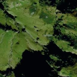 Vue satellite de Cabane de la Coumeda à Sentein
