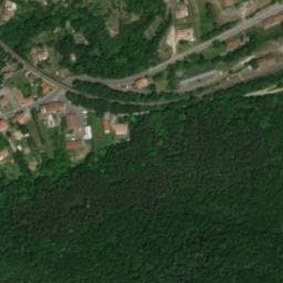 Vue satellite de Aire de camping-car à Salvezines à Salvezines