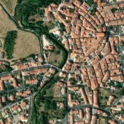 Vue satellite de Camping municipal de l'Agly à Lesquerde