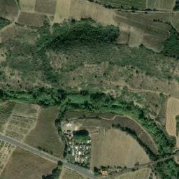 Vue satellite de Camping Le Maurynate à Rasiguères